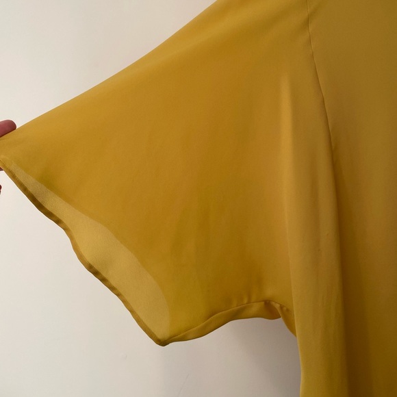 MANGO Yellow Blouse - Picture 4 of 5